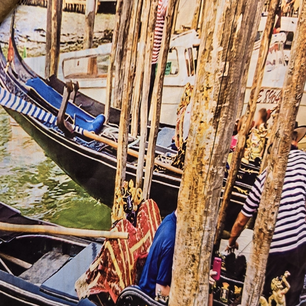 Venice Silk Blend Scarf Large - Picture 4 of 9